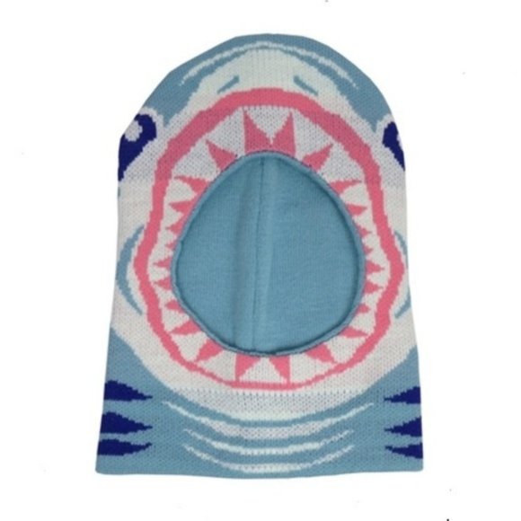 Okutani Other - Shark Ski Mask Great White Open Face Hat Bin1